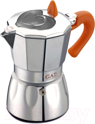 Гейзерная кофеварка G.A.T. Valentina 104903N (оранжевый)