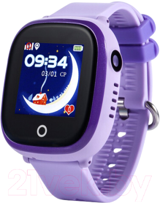 Умные часы детские Wonlex WiFi Dual Сamera GW400X (фиолетовый)