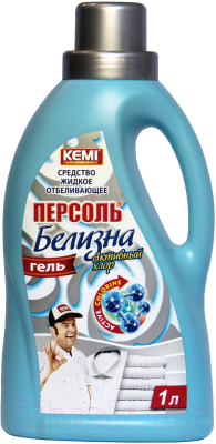 Отбеливатель Kemi Персоль Белизна гель активный хлор (1л)