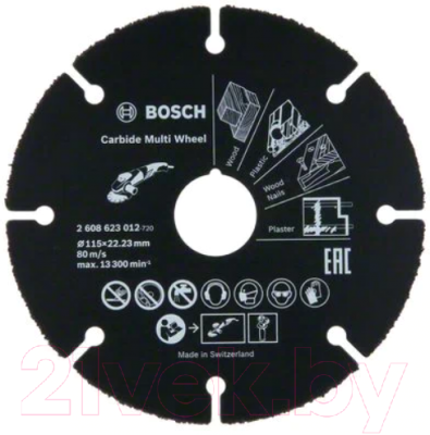 

Отрезной диск Bosch, 2.608.623.012