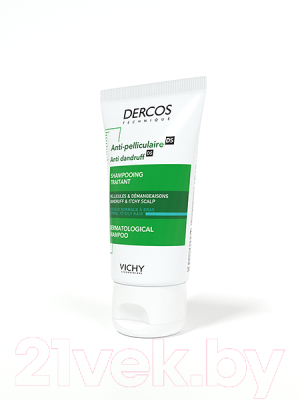 Шампунь для волос Vichy Dercos интенсивный уход против перхоти д/норм. и жирных волос (50мл)
