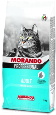 Сухой корм для кошек Morando Gatto Professional Fish (15кг)