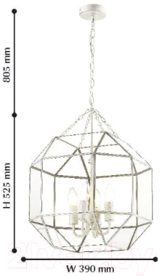 Потолочный светильник FAVOURITE Quadratum 1948-1P
