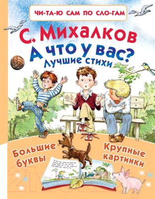 

Развивающая книга АСТ, А что у вас Лучшие стихи