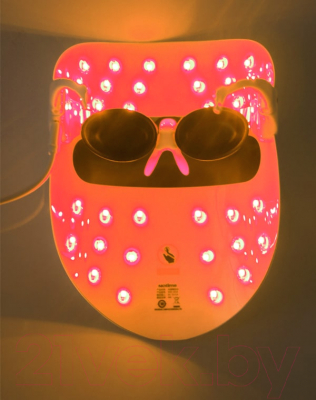 Светодиодная маска для омоложения кожи лица Gezatone m1020 / 1301235
