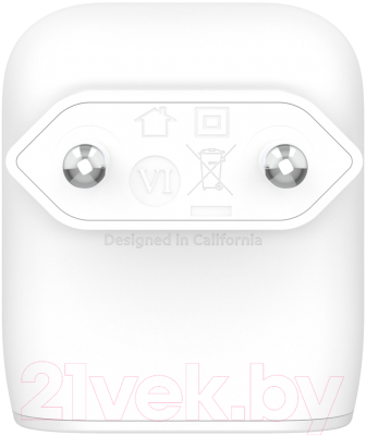 Адаптер питания сетевой Belkin 18W USB-C Home Charger / F7U096VFWHT (белый)