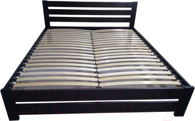 Полуторная кровать BAMA Palermo (140x200, черный)