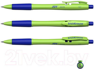 Ручка шариковая Erich Krause Ultra Glide Technology Joy Neon / 43347