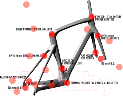 Велосипед Wilier 101AIR Disc Ulltegra Di 2 8070 Aksium / E101AIRUDI2DBLACKWHITTE (XXL)