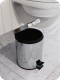 Миниатюра изображения товара Мусорное ведро FORA H101 (3л, хром)