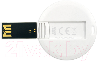 

Usb flash накопитель Goodram, Plastic Credit Card Round/UCR2 16GB (UCU2-0160W0BBB-CR)