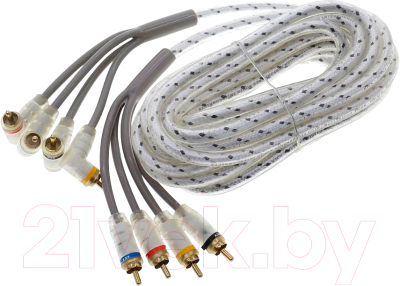 Межблочный кабель для автоакустики Kicx FRCA44M-5-SA (5м)