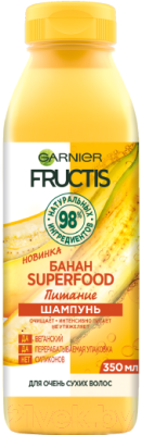 

Шампунь для волос Garnier, Fructis банан Superfood питание