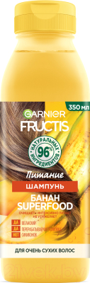 Шампунь для волос Garnier Fructis банан Superfood питание (350мл)