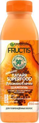 

Шампунь для волос Garnier, Fructis папайя Superfood восстановление