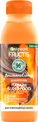 Шампунь для волос Garnier Fructis папайя Superfood восстановление (350мл)