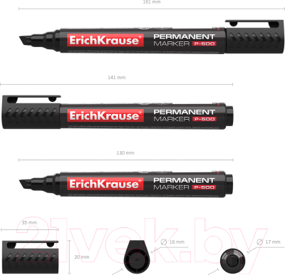 Изображение товара Маркер перманентный Erich Krause P-500 / 30990