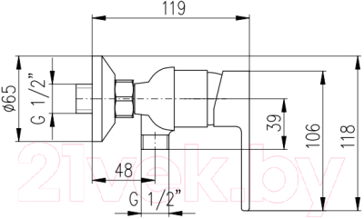 Смеситель Slezak RAV Vltava VT481.5 (хром)