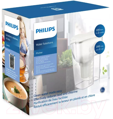 Фильтр-кувшин Philips AWP2918/10 (2.6л, белый)