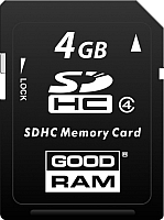 

Карта памяти Goodram, SDHC Class 4 4GB (SDC4GHC4GRR10)