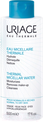 Мицеллярная вода Uriage Для нормальной и сухой кожи (500мл)