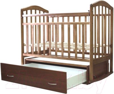 Детская кроватка Антел Алита 8 (орех)