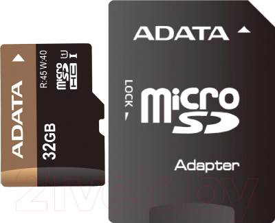 Карта памяти A-data Premier Pro microSDHC UHS-I U1 32GB (AUSDH32GUI1-RA1)