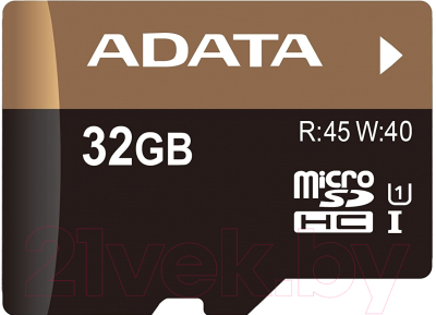 Карта памяти A-data Premier Pro microSDHC UHS-I U1 32GB (AUSDH32GUI1-RA1)