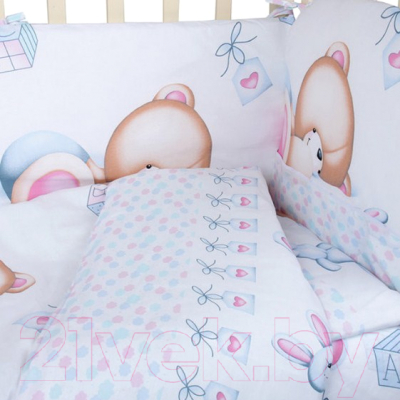 Комплект постельный для малышей Alis Игрушки 4 (бязь)