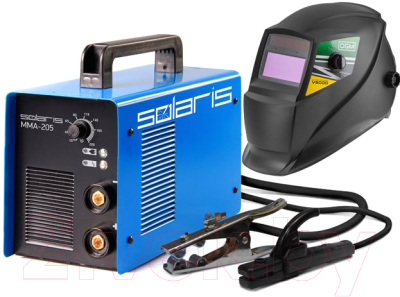 Инвертор сварочный Solaris MMA-205A1 + DGM V6000