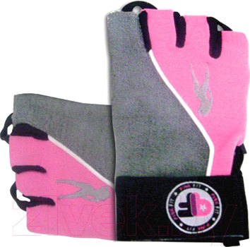 Перчатки для пауэрлифтинга BioTechUSA Lady2 CIB000557 (L, серый/розовый)