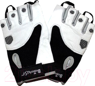 Перчатки для пауэрлифтинга BioTechUSA Texas CIB000562 (S, белый/черный)