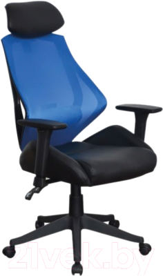 Кресло офисное Signal Q-406 (черный/синий)