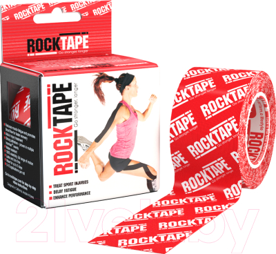 Кинезио тейп RockTape Classic RCT100-REDLG-OS / I00003104 (красный)