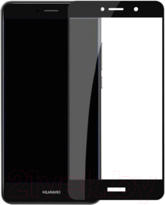 Защитное стекло для телефона Case Full Screen для Y6 Prime 2018 (черный глянец)