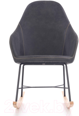 Кресло-качалка Halmar Lagos (темно-серый)