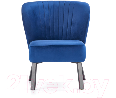 Кресло мягкое Halmar Lanister (темно-синий)