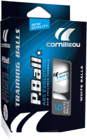 Мячи для настольного тенниса Cornilleau P-Ball Abs Evolution 1* / 340050 (6шт, белый) - 