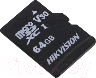 Карта памяти Hikvision microSDHC 64GB (Class 10) U1 / HS-TF-C1-64G/Adapter