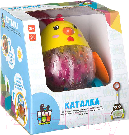 Игрушка-каталка Bondibon Курочка / ВВ2380