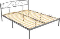 Двуспальная кровать Князев Мебель Верона ВА.160.200.С (серый муар) - 