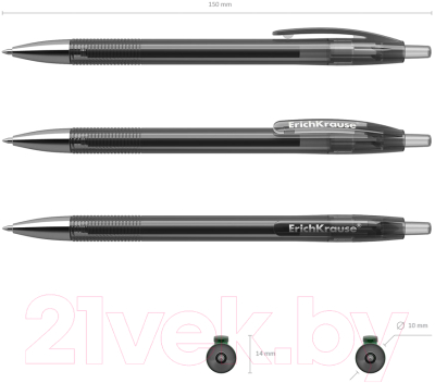 Изображение товара Ручка гелевая Erich Krause R-301 Original Gel Matic / 46461