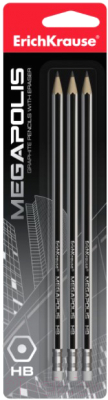 Набор простых карандашей Erich Krause Megapolis HB / 44490