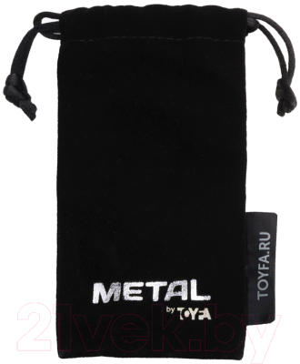 Пробка интимная ToyFa Metal / 717007-99 (кристалл рубин)