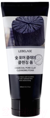 Пенка для умывания Lebelage Charcoal Cleansing Foam с углем (180мл)