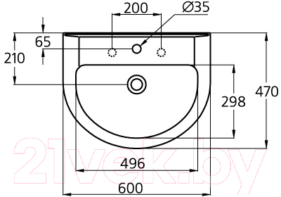 Умывальник Ideal Standard W424001