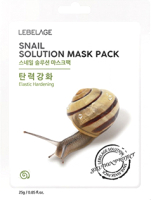 Маска для лица тканевая Lebelage Snail Solution Mask Pack Регенерирующая - 
