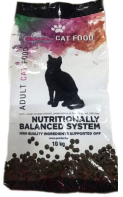 Сухой корм для кошек Quicker Indoor & Sterilezed (10кг)