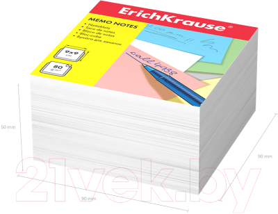 Изображение товара Блок для записей Erich Krause 2717 (белый)