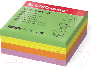 

Блок для записей Erich Krause, Neon / 34967
